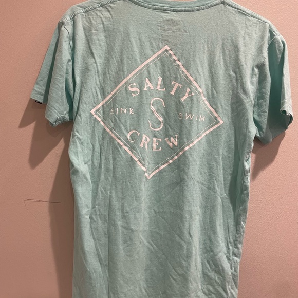 Women's Turquoise Salty Crew Short Sleeve T-Shirt - Picture 9 of 9